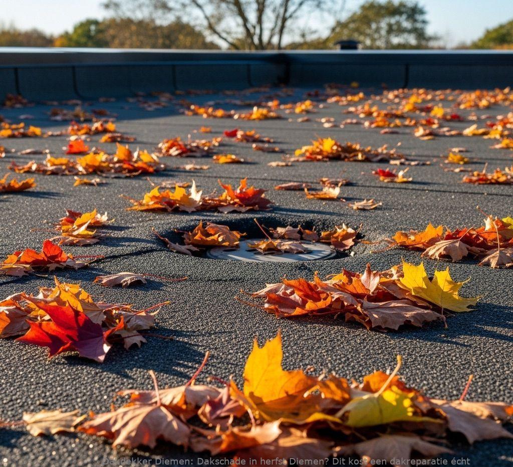 Dakschade In Herfst Diemen